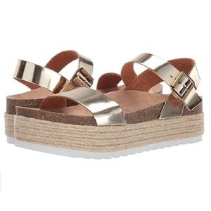 Dirty Laundry - Palms Espadrille Wedge
